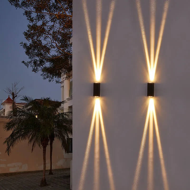 Sandsberg LED Außenwandleuchte | Wasserdicht & Modernes Design | Rechteckige Außenlampe für Haus & Garten