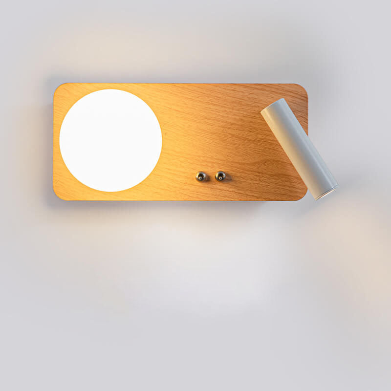 Nordic Creative Iron Round Square LED Wandleuchte Lampe