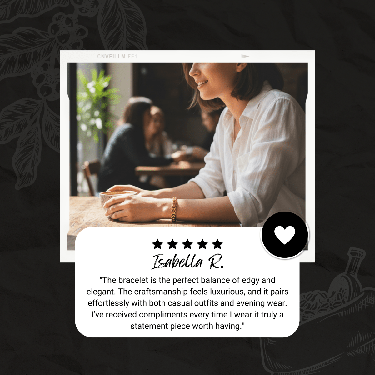 Sandsberg | Rüstungs-Ketten Edelstahl-Armband mit verstellbarem Design