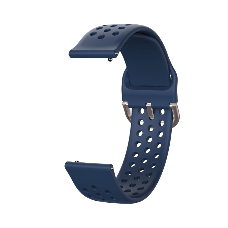 Sandsberg | 22mm Für Huawei Uhr GT2e/GT/GT2 46MM Innenschnalle Atmungsaktives Armband (Mitternachtsblau)