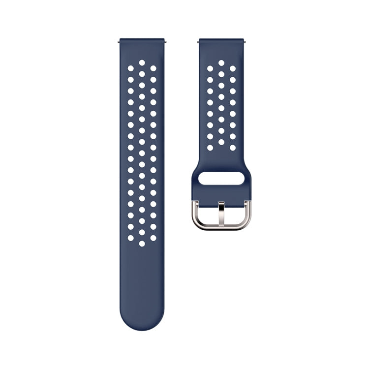 Sandsberg | 22mm Für Huawei Uhr GT2e/GT/GT2 46MM Innenschnalle Atmungsaktives Armband (Mitternachtsblau)