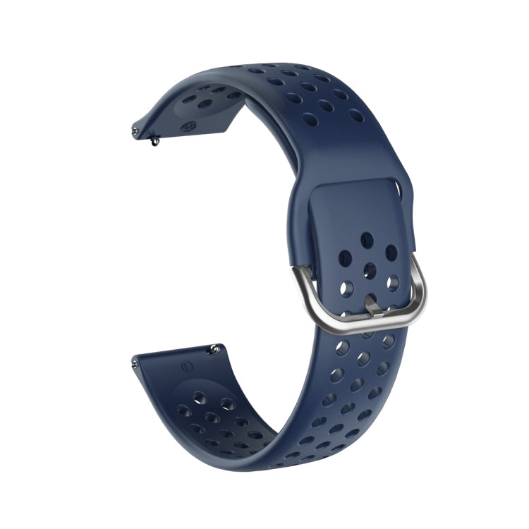Sandsberg | 22mm Für Huawei Uhr GT2e/GT/GT2 46MM Innenschnalle Atmungsaktives Armband (Mitternachtsblau)