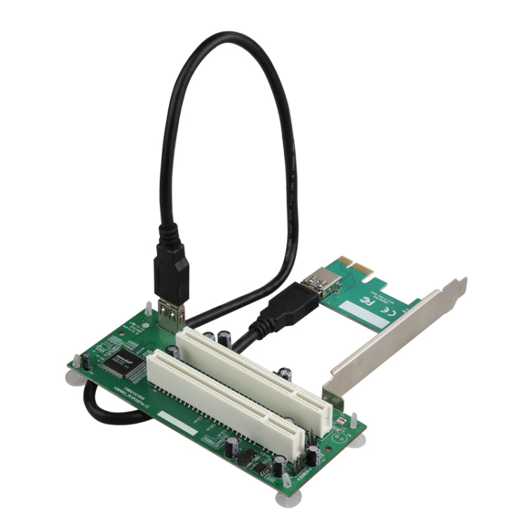 Sandsberg | PCIe zu Dual PCI Slot Adapterkarte USB 3.0 Erweiterungskarte