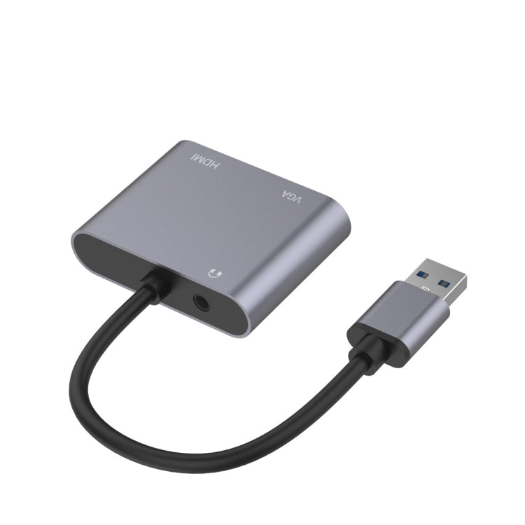 Sandsberg | 3 in 1 USB zu HDMI / VGA / Audio HUB Adapter