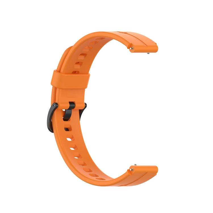 Sandsberg | Für Huawei Watch Fit mini Solide Silikon Armband (Orange)