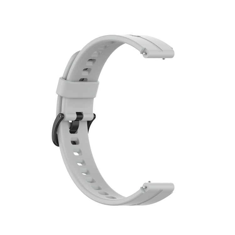 Sandsberg | Für Huawei Watch Fit mini Solides Silikon-Uhrenarmband (Grau)