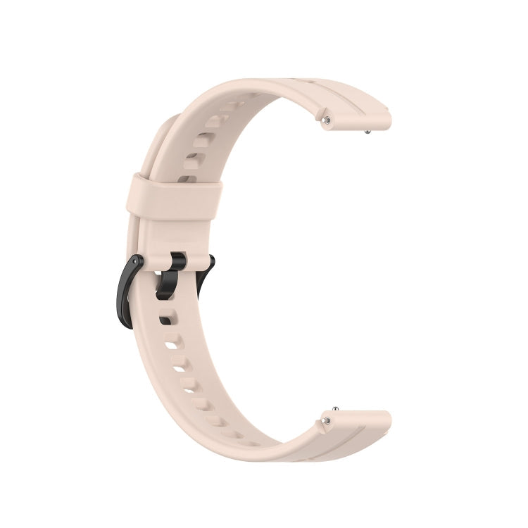 Sandsberg | Für Huawei Watch Fit mini Solides Silikon-Uhrenarmband (Pink)