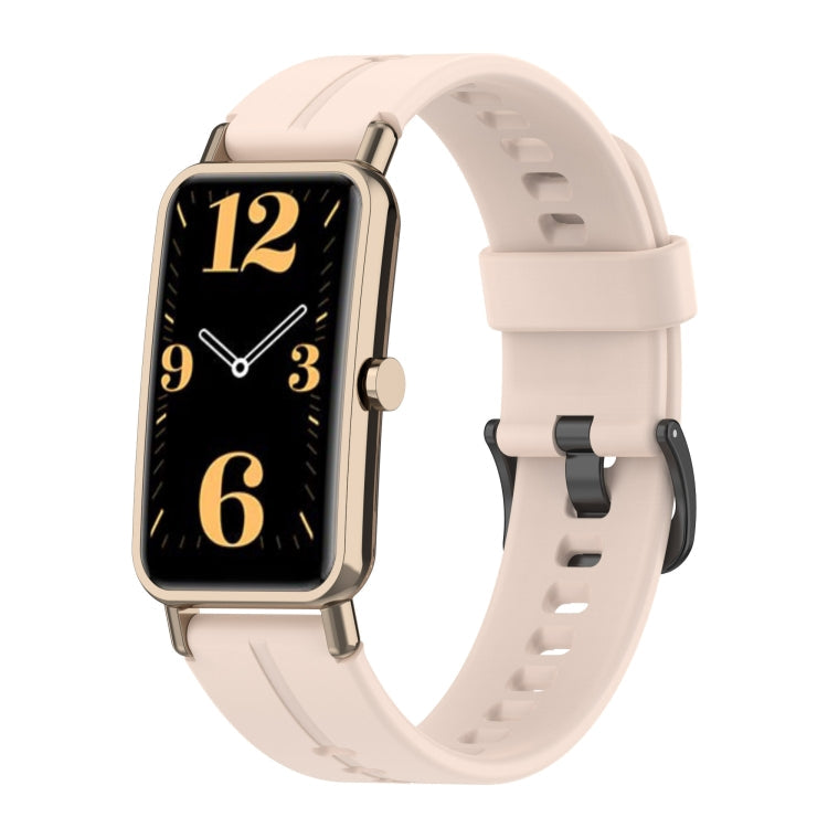 Sandsberg | Für Huawei Watch Fit mini Solides Silikon-Uhrenarmband (Pink)