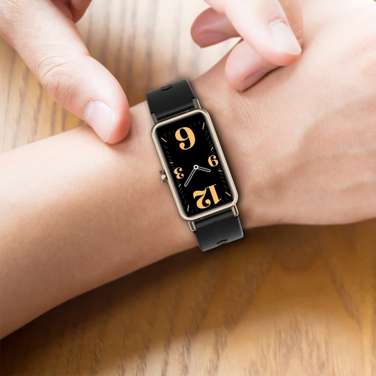 Sandsberg | Für Huawei Watch Fit mini Solides Silikon-Uhrenband (Hellgrün)