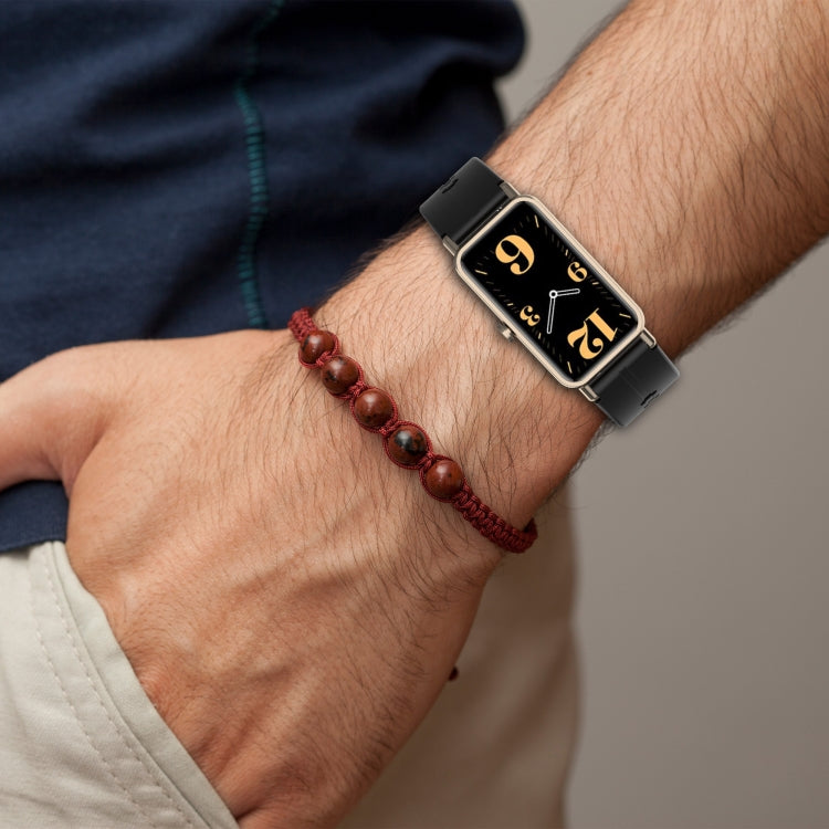 Sandsberg | Für Huawei Watch Fit mini Solides Silikon-Uhrenband (Hellgrün)