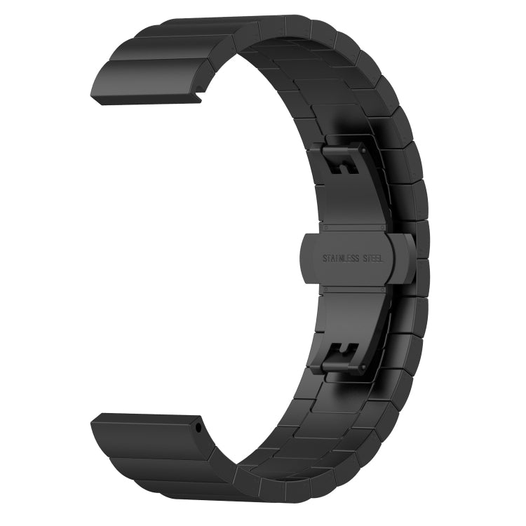 Sandsberg | Für Huawei Fit Mini Ein Perlen Metallstahl Armband (Schwarz)