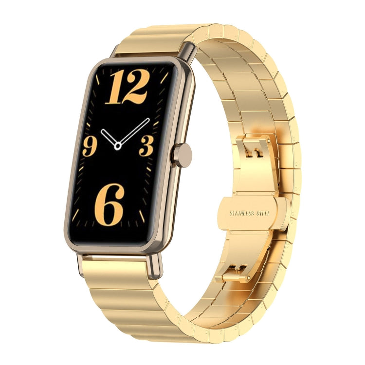Sandsberg | Für Huawei Fit Mini Eins Perle Metall Stahl Uhrband (Gold)