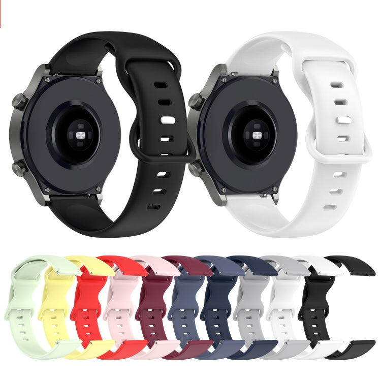 Sandsberg | Für Honor Watch GS 3 22mm Einfarbiges Silikon-Uhrenarmband (Grün)