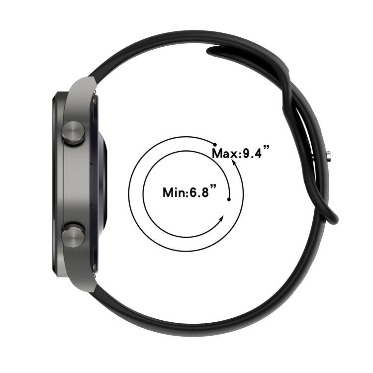 Sandsberg | Für Honor Watch GS 3 22mm Einfarbiges Silikon-Uhrenarmband (Grün)