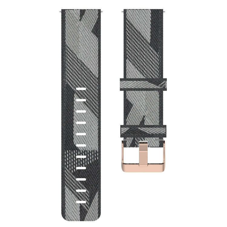 Sandsberg | Für Honor Uhr GS 3 22mm Nylon gewobenes Armband (Grau)