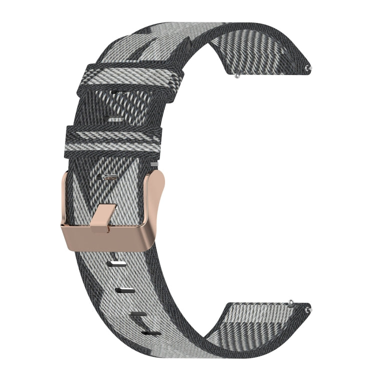 Sandsberg | Für Honor Uhr GS 3 22mm Nylon gewobenes Armband (Grau)