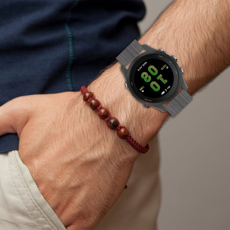 Sandsberg | Für Honor Uhr GS 3 22mm Nylon gewobenes Armband (Grau)