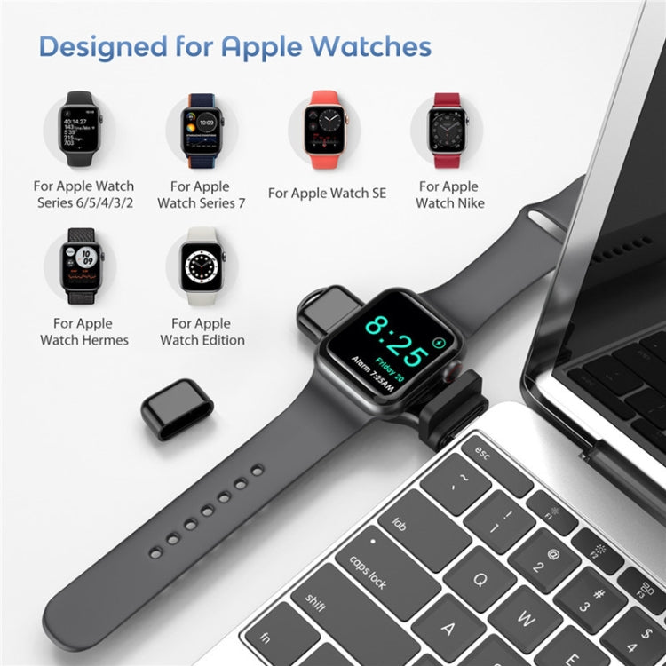 Sandsberg | A05 2 in 1 Typ C / USB-C zu USB-A Magnetischer Quick Wireless Charger für Apple Watch
