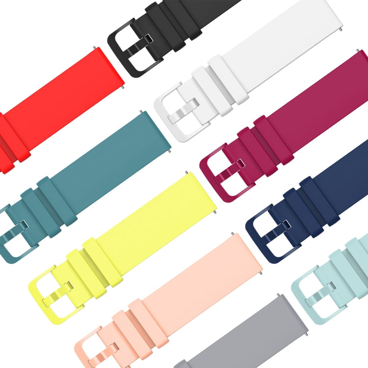 Sandsberg | Für Huawei Watch GT3 42mm 20mm Einfarbiger Weicher Silikon-Uhrenarmband (Kieferngrün)