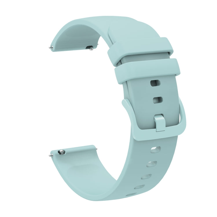 Sandsberg | Für Honor MagicWatch2 42mm 20mm Einfarbiger Weicher Silikon-Uhrenarmband (Sapphire Green)