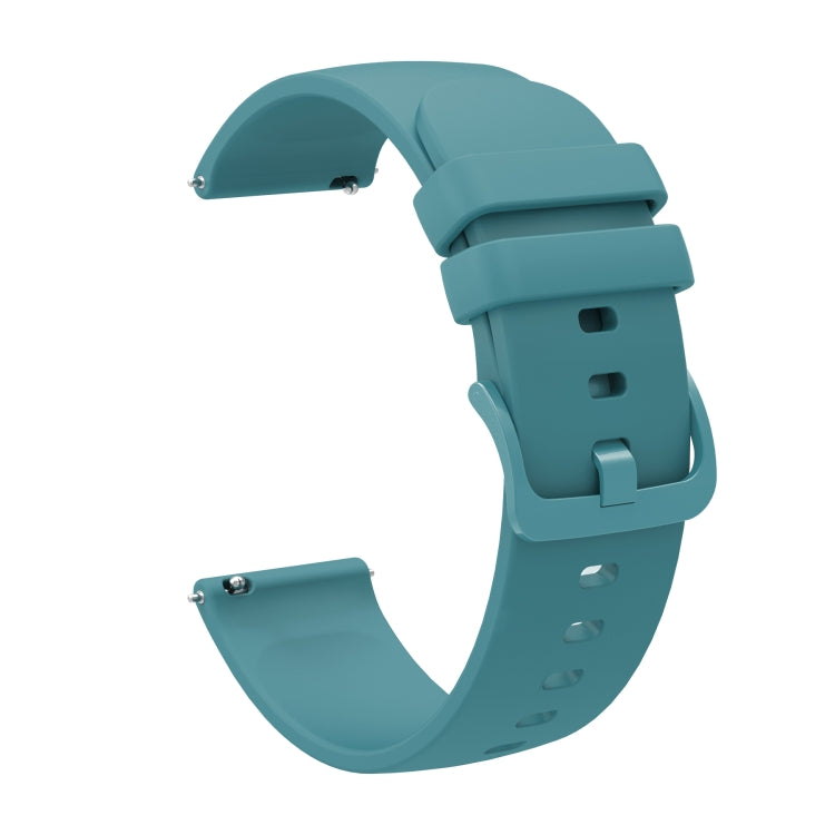 Sandsberg | Für Honor Magic Watch 2 46mm 22mm Einfarbiger Weicher Silikon Uhrenarmband (Tannengrün)