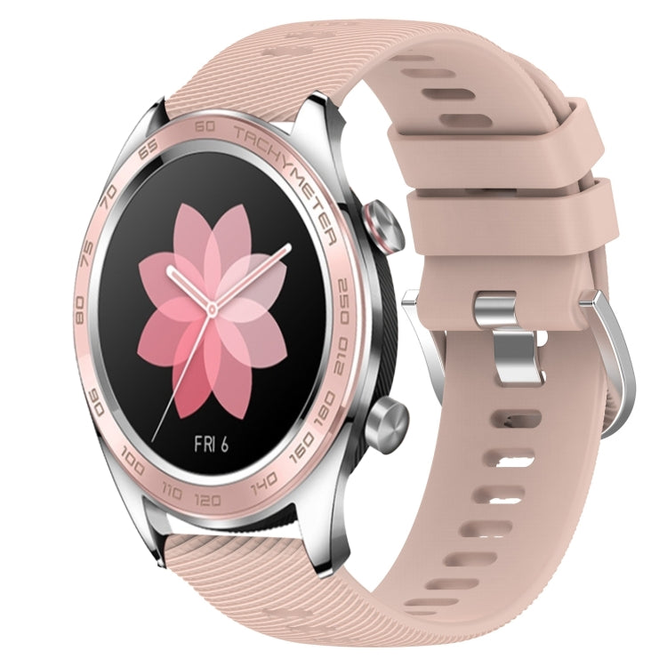 Sandsberg | Für Honor Uhr Dream 22mm Einfarbiger Weicher Silikon-Uhrenarmband (Pink)