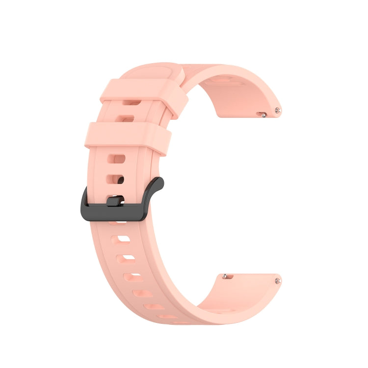 Sandsberg | Für Huawei GT2 46mm 22MM Einfarbiger Weicher Silikon-Uhrenarmband (Rosa)