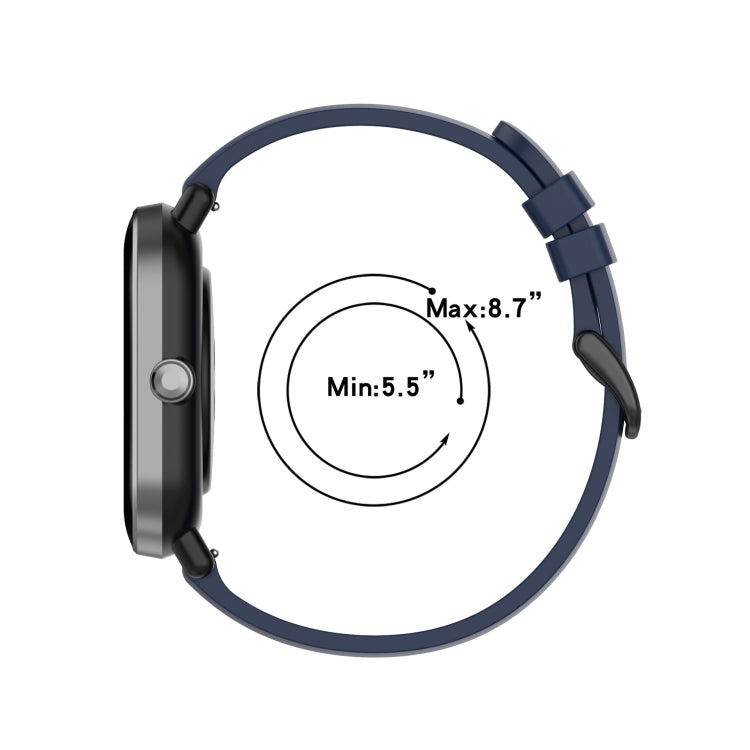 Sandsberg | Für Huawei GT2 46mm 22MM Einfarbiger Weicher Silikon-Uhrenarmband (Rosa)