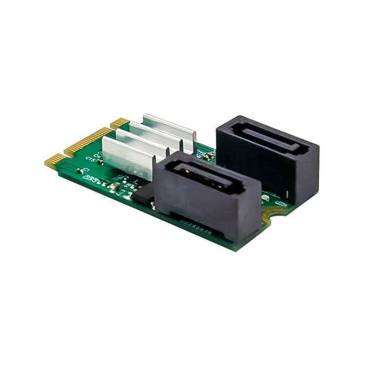 Sandsberg | ST551 6Gbps PCIe B+M Schlüssel zu 2 Port SATA 3.0 Karte M.2 zu dual SATA Adapter