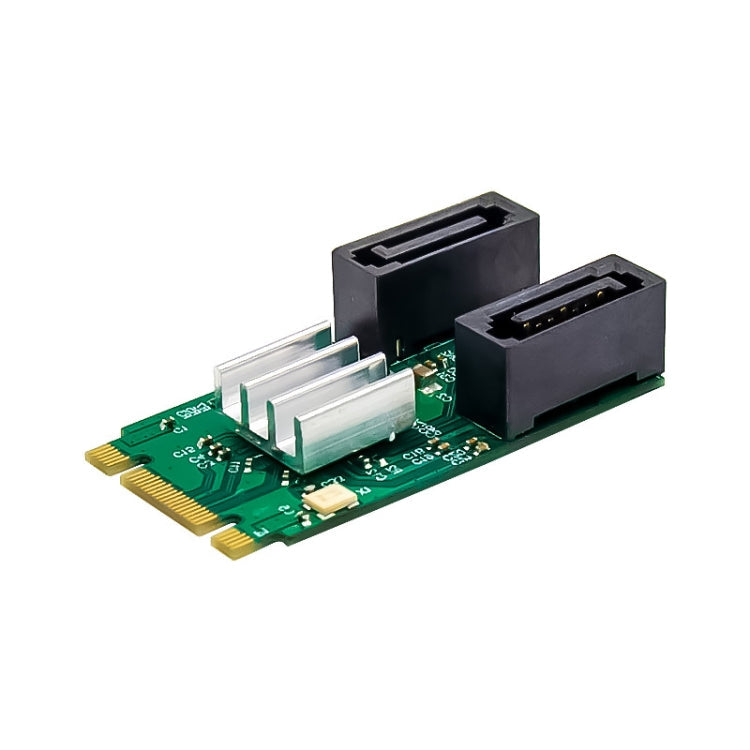Sandsberg | ST551 6Gbps PCIe B+M Schlüssel zu 2 Port SATA 3.0 Karte M.2 zu dual SATA Adapter
