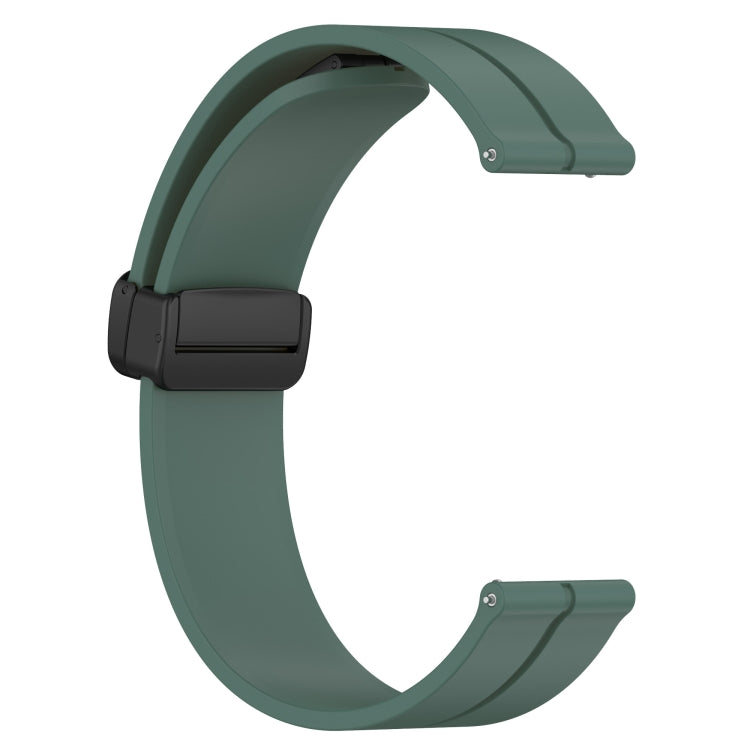 Sandsberg | Für Honor Watch GS 3 22mm Einfarbiger Magnetverschluss Silikon-Uhrenarmband (Olivegrün)