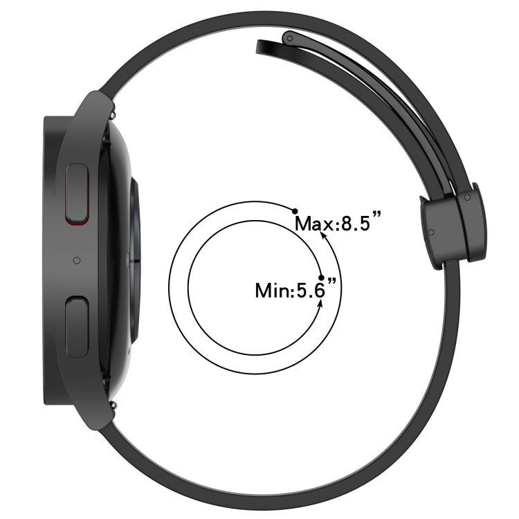 Sandsberg | Für Honor Watch GS 3 22mm Einfarbiger Magnetverschluss Silikon-Uhrenarmband (Olivegrün)