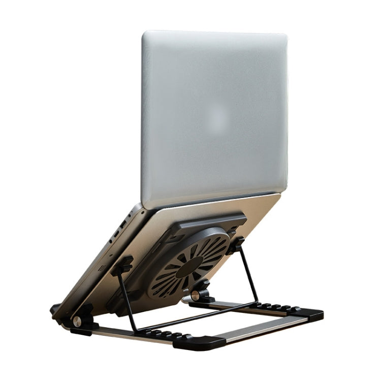 Sandsberg | P3 Verstellbarer Aluminium Faltbarer Tragbarer Laptop Notebook Ventilator Ständer Halterung