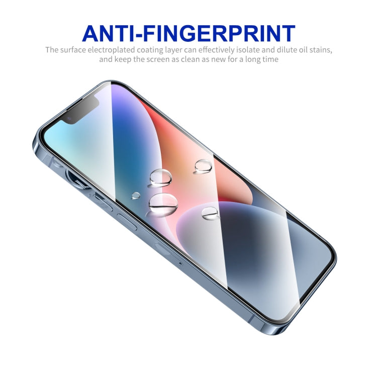 Für iPhone 15 Plus 2 Stück ENKAY Vollkleber Hoch Aluminium-Silizium Gehärtetes Glas Folie