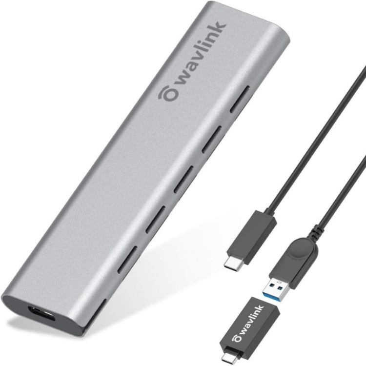 Sandsberg | Wavlink ST338C M.2 NVMe SSD PCIE UASP M Schlüssel NGFF SATA USB-C SDD Festplattengehäuse Adapter