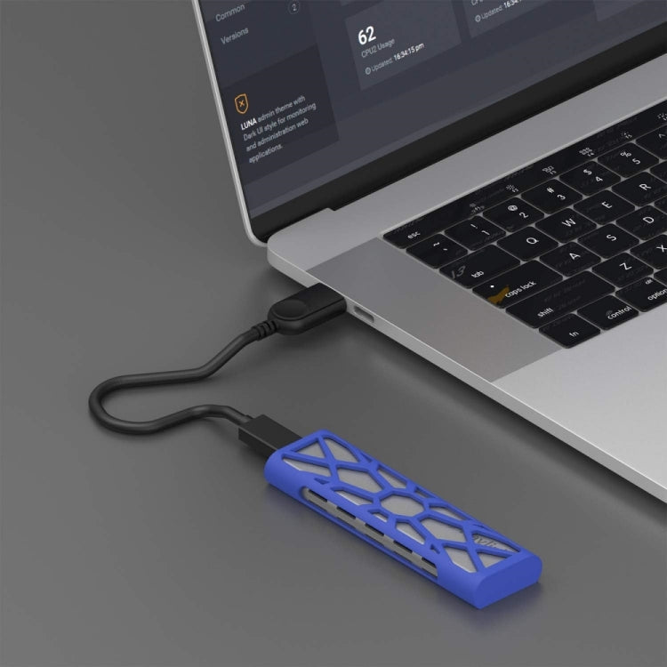 Sandsberg | Wavlink ST338C M.2 NVMe SSD PCIE UASP M Schlüssel NGFF SATA USB-C SDD Festplattengehäuse Adapter