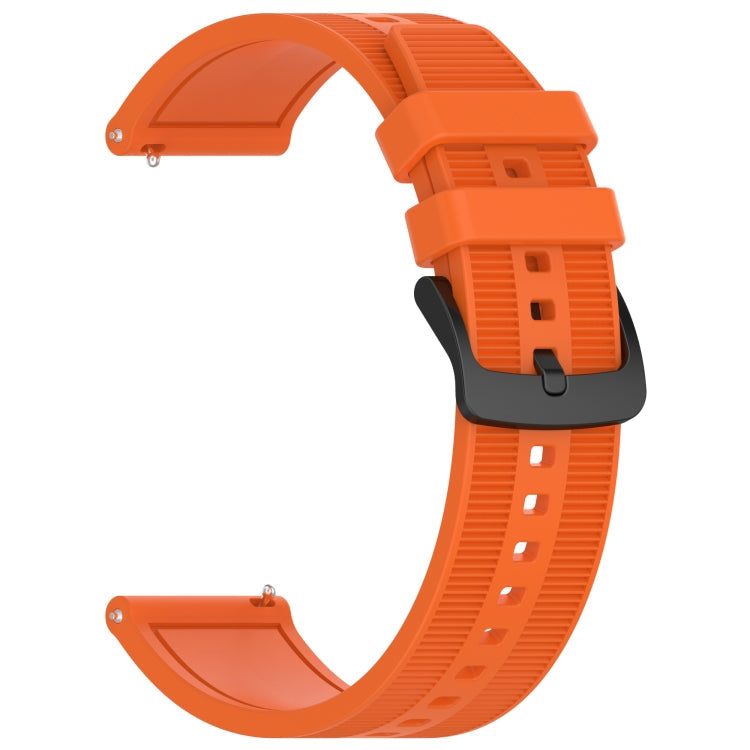 Sandsberg | Für Honor Uhr GS 3i 22mm Texturiertes Silikon Einfarbiges Uhrenarmband (Orange)