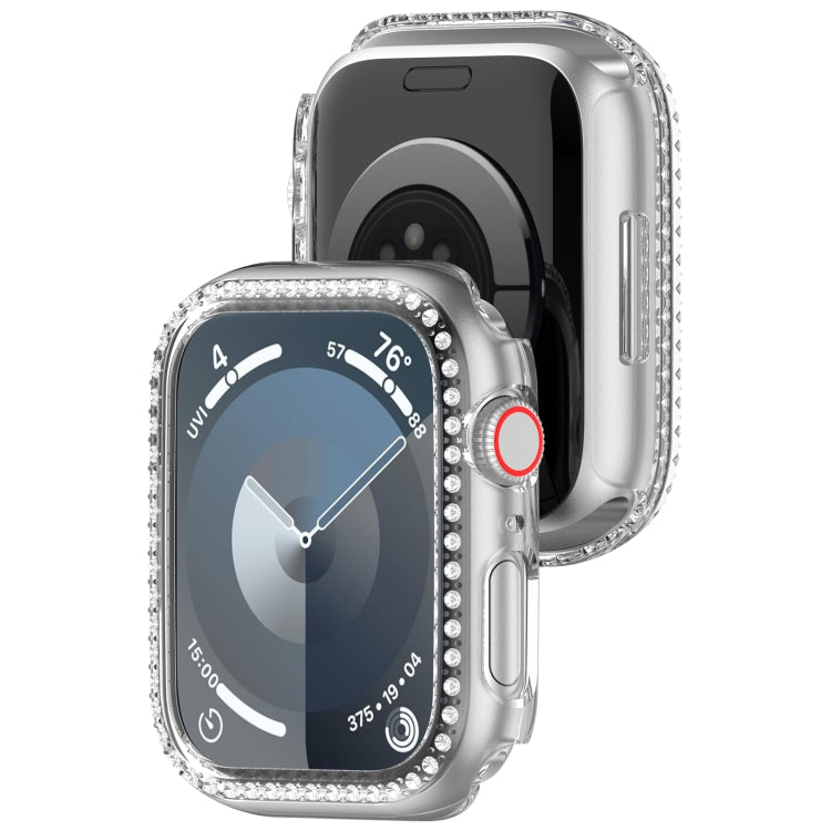 Sandsberg | Für Apple Watch Series 5 44mm Diamant Hohl PC Uhrengehäuse (Transparent)