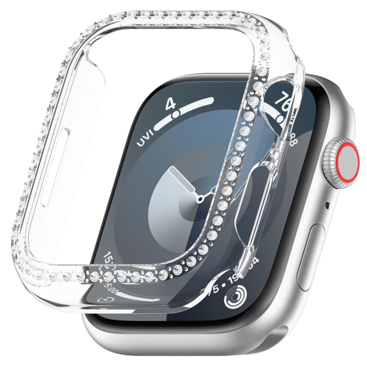 Sandsberg | Für Apple Watch Series 5 44mm Diamant Hohl PC Uhrengehäuse (Transparent)