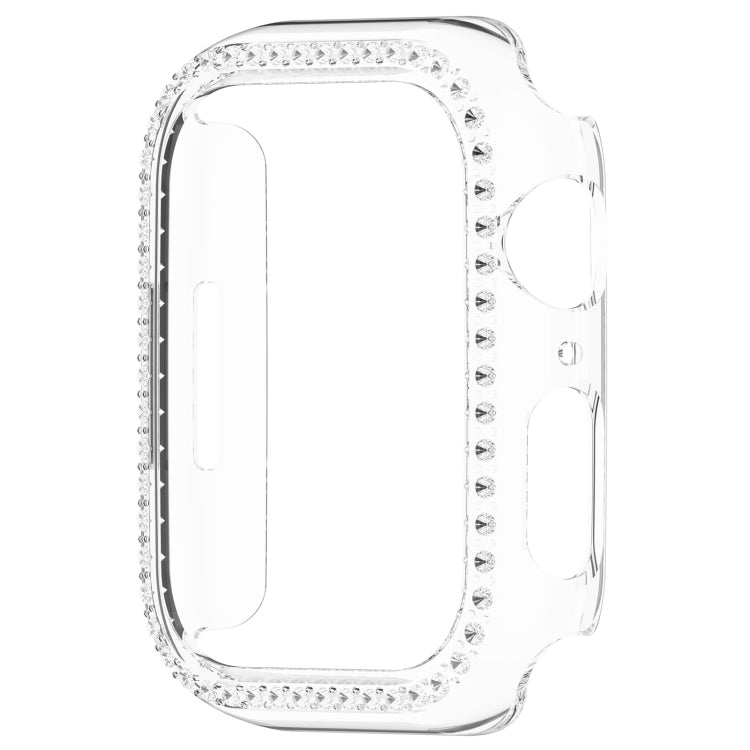 Sandsberg | Für Apple Watch Series 5 44mm Diamant Hohl PC Uhrengehäuse (Transparent)