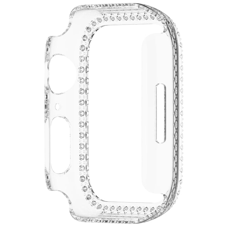 Sandsberg | Für Apple Watch Series 5 44mm Diamant Hohl PC Uhrengehäuse (Transparent)