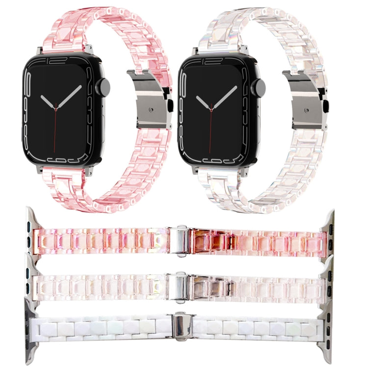 Sandsberg | Für Apple Watch Series 7 45mm Laser PC Farbige 12mm Slim Watch Band (Pink)