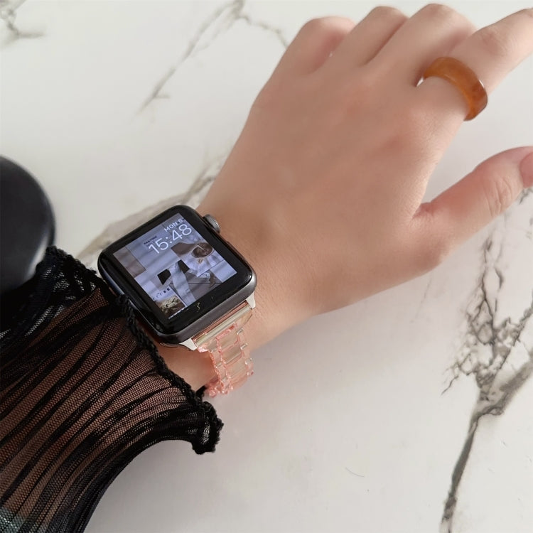 Sandsberg | Für Apple Watch Series 4 40mm Laser PC Bunt 20mm Schlankes Armband (Weiß)