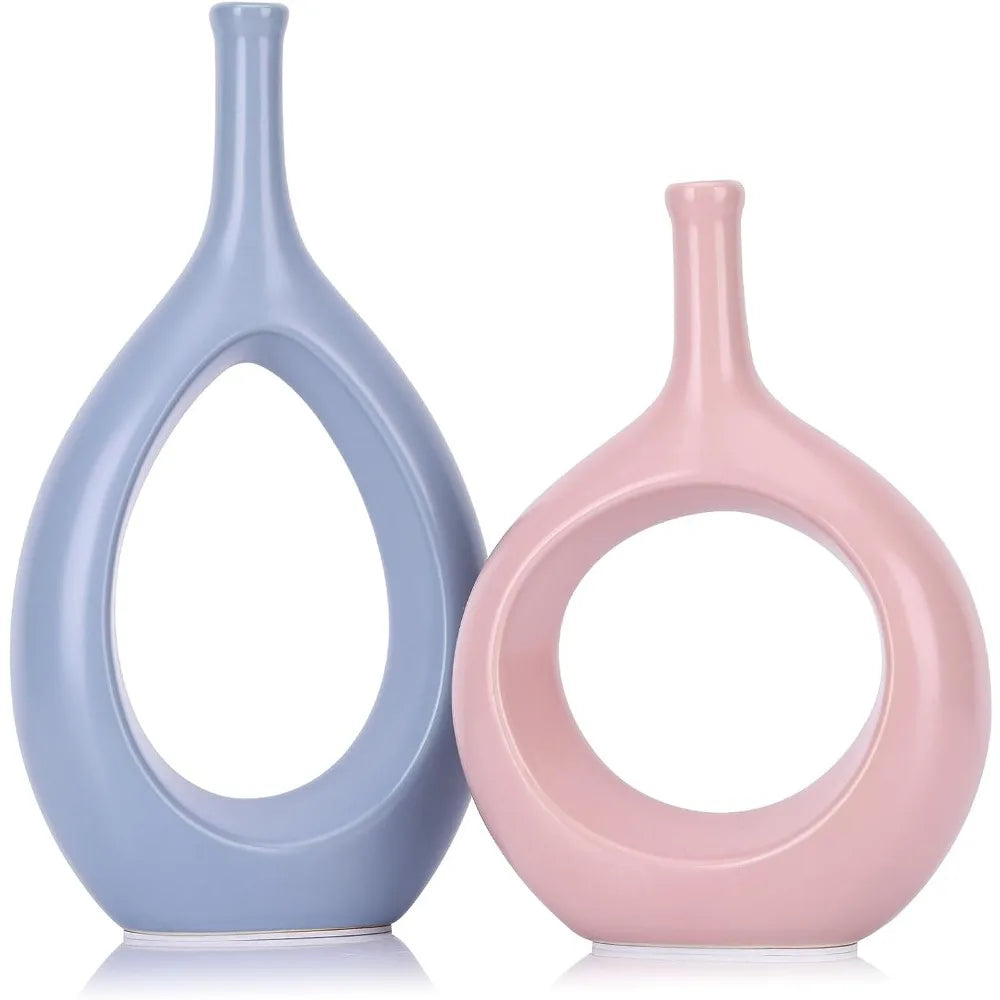 Moderne Hohllipse Vase