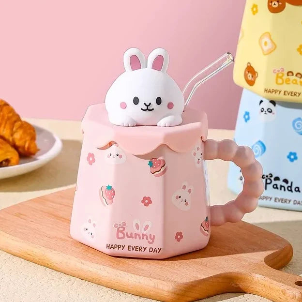 Bunny, Bär und Panda Becher