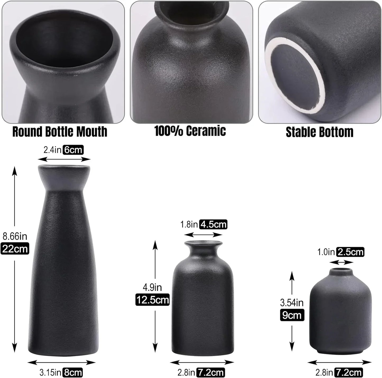 Moderner Keramik Blumenvase