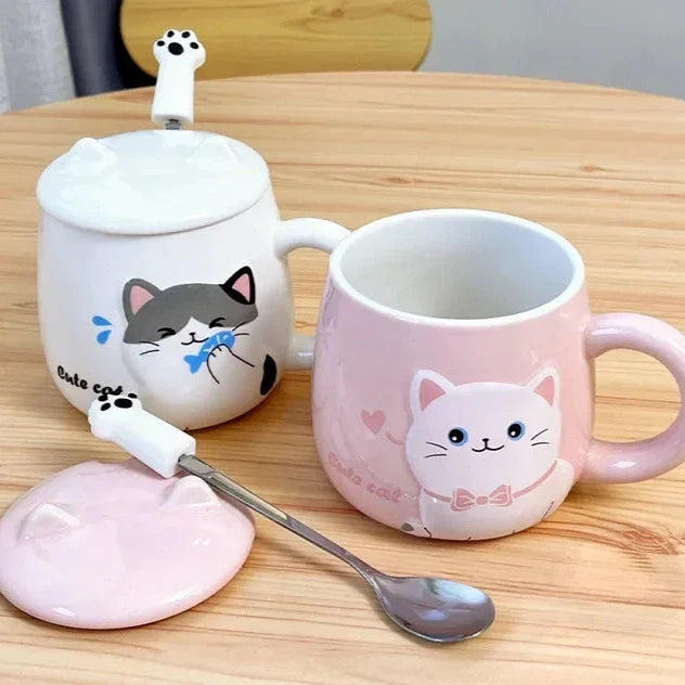 Kawaii Kätzchen Tassen