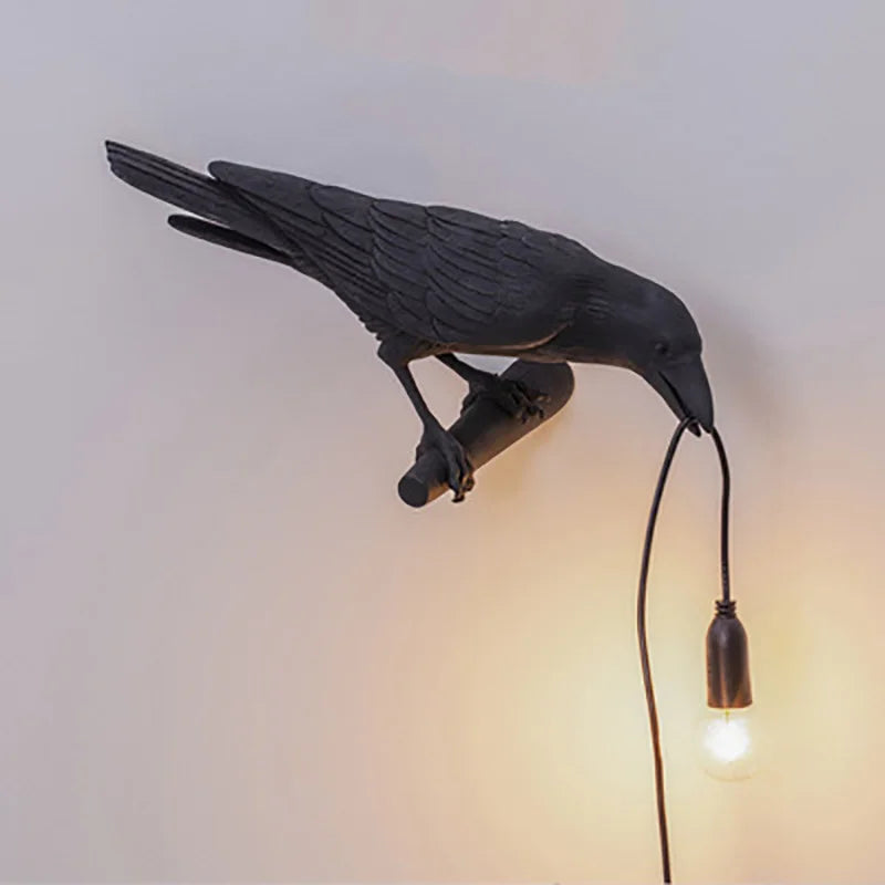 Moderne Lucky Bird Tischlampe – Kreatives Harz Tierdesign für Schlafzimmer und Wohnzimmer