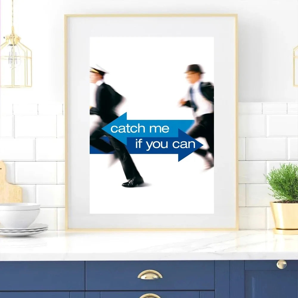 Film Catch Me If You Can Poster Zuhause Zimmerdekoration Wohnzimmer Schlafzimmer Ästhetische Kunst Wandmalerei Aufkleber