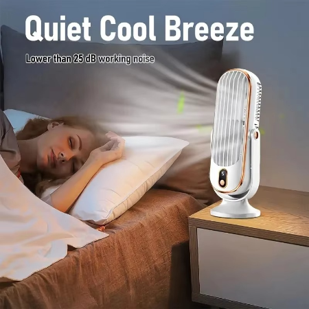 Sandsberg | Kompakter Hochleistungs Tragbarer Desktop Ventilator - USB Wiederaufladbar